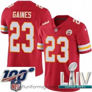 Exquisite 2020 Super Bowl LIV Nike Kansas City Chiefs #23 Phillip Gaines Red Team Color Vapor Untouchable Limited Player NFL Jersey