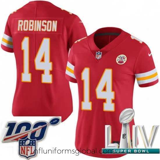 Ravishing 2020 Super Bowl LIV Nike Kansas City Chiefs #14 Demarcus Robinson Red Team Color Vapor Untouchable Limited Player NFL Jersey