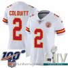 Enchanting 2020 Super Bowl LIV Nike Kansas City Chiefs #2 Dustin Colquitt White Vapor Untouchable Limited Player NFL Jersey