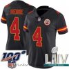 Captivating 2020 Super Bowl LIV Nike Kansas City Chiefs #4 Chad Henne Limited Black Rush Vapor Untouchable NFL Jersey