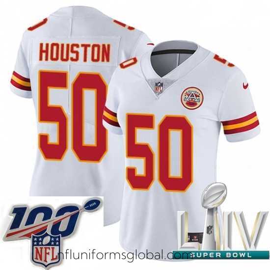 Irresistible 2020 Super Bowl LIV Nike Kansas City Chiefs #50 Justin Houston White Vapor Untouchable Limited Player NFL Jersey