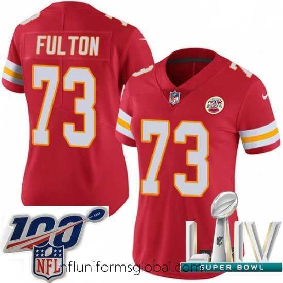 Ravishing 2020 Super Bowl LIV Nike Kansas City Chiefs #73 Zach Fulton Red Team Color Vapor Untouchable Limited Player NFL Jersey