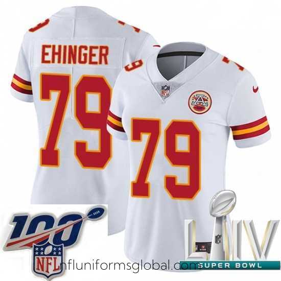 Exquisite 2020 Super Bowl LIV Nike Kansas City Chiefs #79 Parker Ehinger White Vapor Untouchable Limited Player NFL Jersey