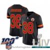 Divine 2020 Super Bowl LIV Kansas City Chiefs #38 Dontae Johnson Limited Black Rush Vapor Untouchable Football Jersey