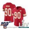 Alluring 2020 Super Bowl LIV Kansas City Chiefs #90 Emmanuel Ogbah Red Team Color Vapor Untouchable Limited Player Football Jersey