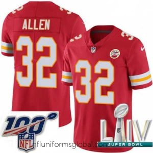 Captivating 2020 Super Bowl LIV Nike Kansas City Chiefs #32 Marcus Allen Red Team Color Vapor Untouchable Limited Player NFL Jersey