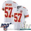 Divine 2020 Super Bowl LIV Nike Kansas City Chiefs #57 Breeland Speaks White Vapor Untouchable Limited Player NFL Jersey