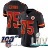 Alluring 2020 Super Bowl LIV Nike Kansas City Chiefs #75 Cameron Erving Limited Black Rush Vapor Untouchable NFL Jersey