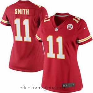 Stunning Alex Smith Kansas City Chiefs Nike Limited Jersey  Red