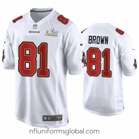 Irresistible Antonio Brown Buccaneers White Super Bowl Lv Game Fashion Jersey