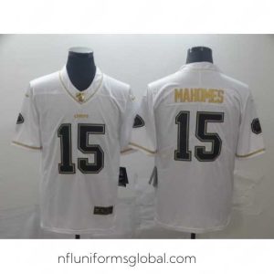 Enchanting Chiefs 15 Patrick Mahomes White Gold Vapor Untouchable Limited Jersey