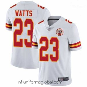 Enchanting Chiefs 23 Armani Watts White Stitched Football Vapor Untouchable Limited Jersey