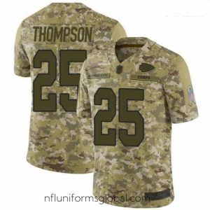 Divine Chiefs #25 Darwin Thompson Camo Stitched Football Limited 2018 Salute to Service Jersey