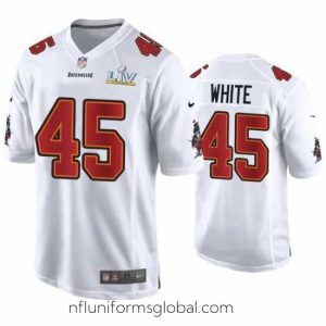 Gorgeous Devin White Buccaneers White Super Bowl Lv Game Fashion Jersey