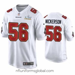 Exquisite Hardy Nickerson Buccaneers White Super Bowl Lv Game Fashion Jersey