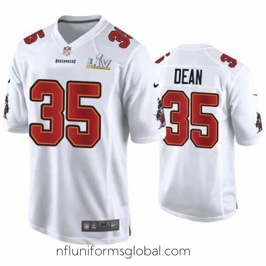 Irresistible Jamel Dean Buccaneers White Super Bowl Lv Game Fashion Jersey