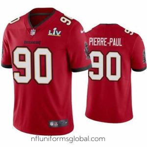 Alluring Jason Pierre Paul Buccaneers Red Super Bowl Lv Vapor Limited Jersey