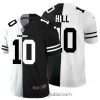 Alluring Kansas City Chiefs 10 Tyreek Hill Black V White Peace Split Nike Vapor Untouchable Limited NFL Jersey