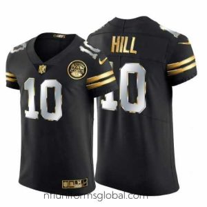 Stunning Kansas City Chiefs 10 Tyreek Hill Nike Black Edition Vapor Untouchable Elite NFL Jersey