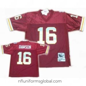 Exquisite Kansas City Chiefs 16 Len Dawson Throwback Red Jerseys