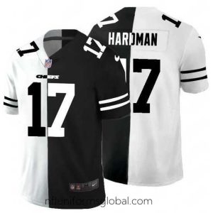 Irresistible Kansas City Chiefs 17 Mecole Hardman Black V White Peace Split Nike Vapor Untouchable Limited NFL Jersey