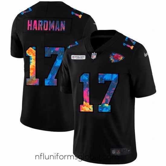 Alluring Kansas City Chiefs 17 Mecole Hardman Nike Multi Color Black 2020 NFL Crucial Catch Vapor Untouchable Limited Jersey