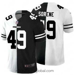 Captivating Kansas City Chiefs 49 Daniel Sorensen Black V White Peace Split Nike Vapor Untouchable Limited NFL Jersey