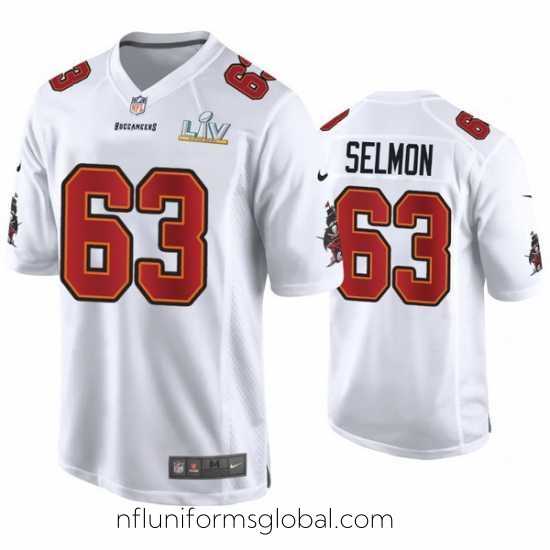 Captivating Lee Roy Selmon Buccaneers White Super Bowl Lv Game Fashion Jersey