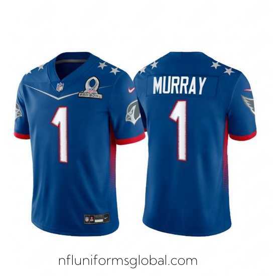 Gorgeous 2022 NFL Pro Bowl Arizona Cardinals 1 Kyler Murray NFC Blue Jersey