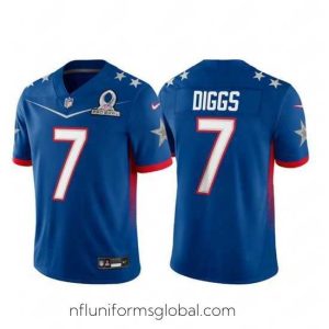 Alluring 2022 NFL Pro Bowl Dallas Cowboys #7 Trevon Diggs NFC Blue Jersey