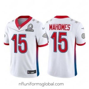 Sumptuous 2022 NFL Pro Bowl Kansas City Chiefs 15 Patrick Mahomes AFC White Jersey