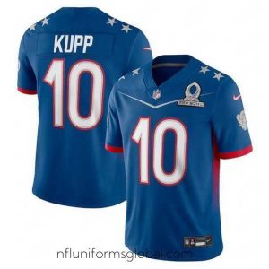 Alluring 2022 NFL Pro Bowl Los Angeles Rams 10 Cooper Kupp NFC Blue Jersey