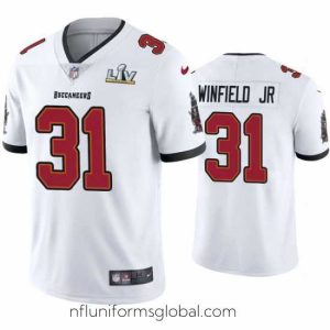 Irresistible Antoine Winfield Jr. Buccaneers White Super Bowl Lv Vapor Limited Jersey
