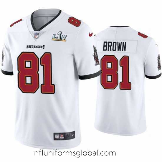 Ravishing Antonio Brown Buccaneers White Super Bowl Lv Vapor Limited Jersey