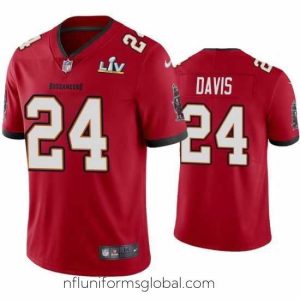 Gorgeous Carlton Davis Buccaneers Red Super Bowl Lv Vapor Limited Jersey