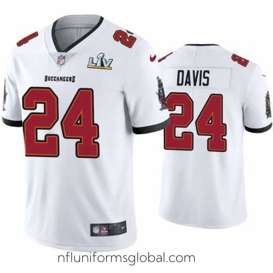 Captivating Carlton Davis Buccaneers White Super Bowl Lv Vapor Limited Jersey