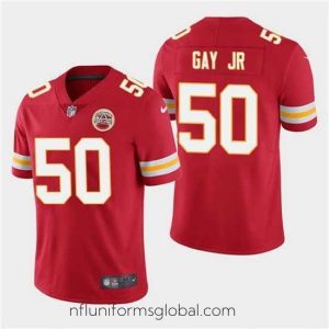 Irresistible Chiefs 50 Willie Gay Jr  Red Vapor Limited Jersey