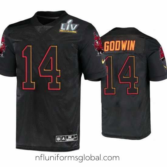 Divine Chris Godwin Tampa Bay Buccaneers Black Super Bowl Lv Jersey