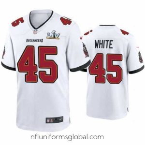 Irresistible Devin White Buccaneers White Super Bowl Lv Game Jersey