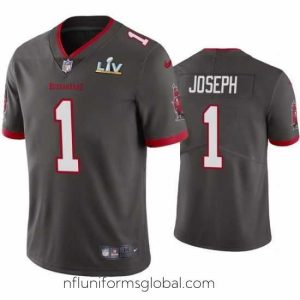 Irresistible Greg Joseph Buccaneers Pewter Super Bowl Lv Vapor Limited Jersey