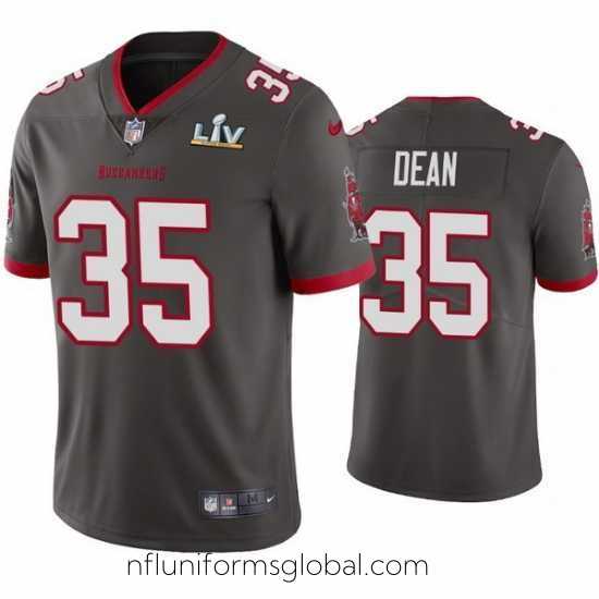 Sumptuous Jamel Dean Buccaneers Pewter Super Bowl Lv Vapor Limited Jersey