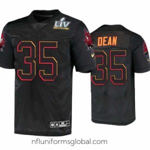 Exquisite Jamel Dean Tampa Bay Buccaneers Black Super Bowl Lv Jersey