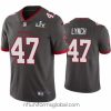 Sumptuous John Lynch Buccaneers Pewter Super Bowl Lv Vapor Limited Jersey