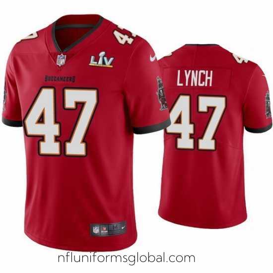 Divine John Lynch Buccaneers Red Super Bowl Lv Vapor Limited Jersey