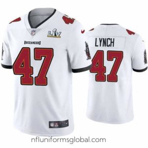Irresistible John Lynch Buccaneers White Super Bowl Lv Vapor Limited Jersey