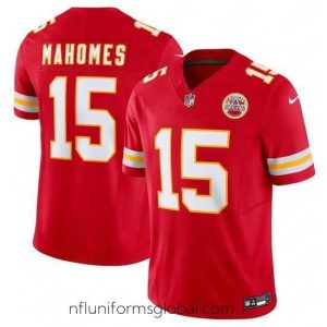 Alluring Kansas City Chiefs 15 Patrick Mahomes Red 2023 F.U.S.E  Vapor Untouchable Limited Stitched Jersey