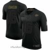 Divine Kansas City Chiefs 16 Len Dawson Black 2020 Salute To Service Limited Jersey