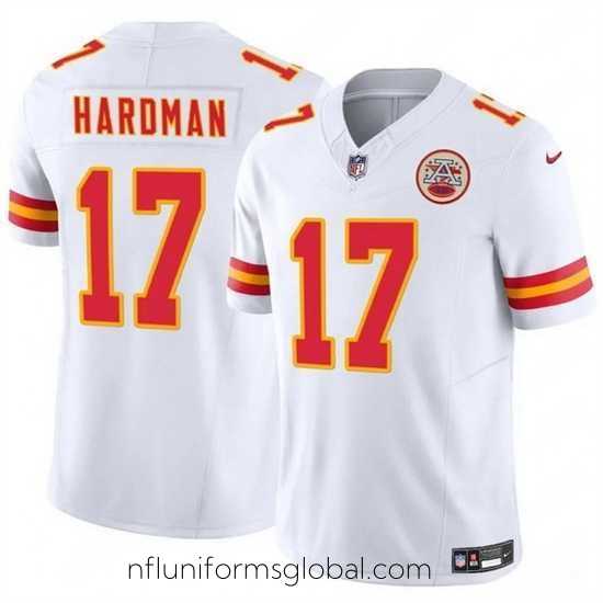Alluring Kansas City Chiefs 17 Mecole Hardman White 2024 F.U.S.E Vapor Untouchable Limited Stitched Football Jersey