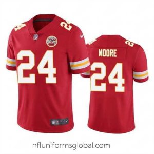 Alluring Kansas City Chiefs 24 Skyy Moore Red Vapor Untouchable Limited Stitched Football Jersey