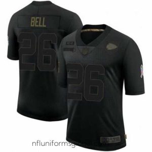 Irresistible Kansas City Chiefs 26 Le'Veon Bell 2020 Salute To Service Limited Jersey